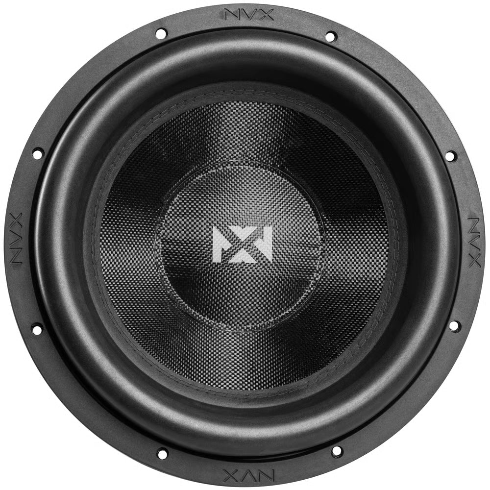 NVX XCW151 + XCA6K + XKIT02 + XAPK0 4000 Watt Peak (2000W RMS) 15" X-Series Dual 1-Ohm SPL Subwoofer + Monoblock Amplifier with 2-Ch Amplifier Wiring Kit w/ RCA with Amplifier Power Wiring Kit w/ Speaker Wire