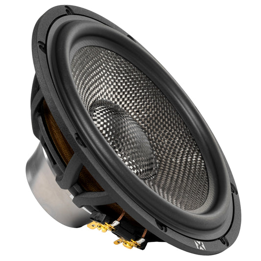 NVX - XQS65KIT Version 2 (XQS65KITv2) 600W Peak (300W RMS) 6.5" X-Series 2-Way Component Speaker System with Carbon Fiber Cones and 30mm Silk Dome Tweeters