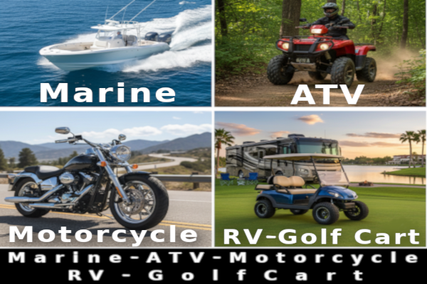 Marine/ATV/Motorcycle/RV/Golf Cart