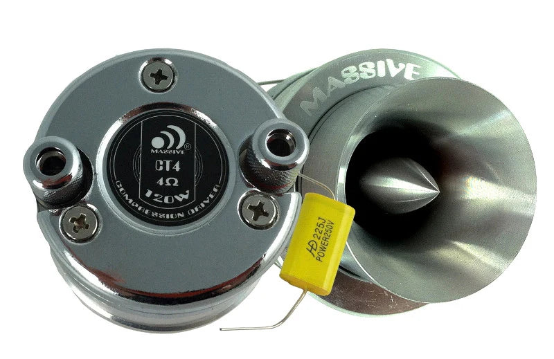 Massive Audio - CT4 - 4 Ohm 25.5mm Super Bullet Titanium Tweeter image 2