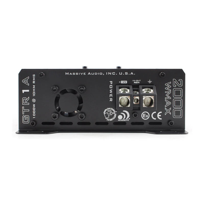 Massive Audio - GTR1A - 1060 Watt RMS @ 1 Ohm Mono Block GT Series Amp image 3