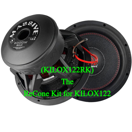Massive Audio - KILOX122RK - Recone kit for the KILOX122 image 0