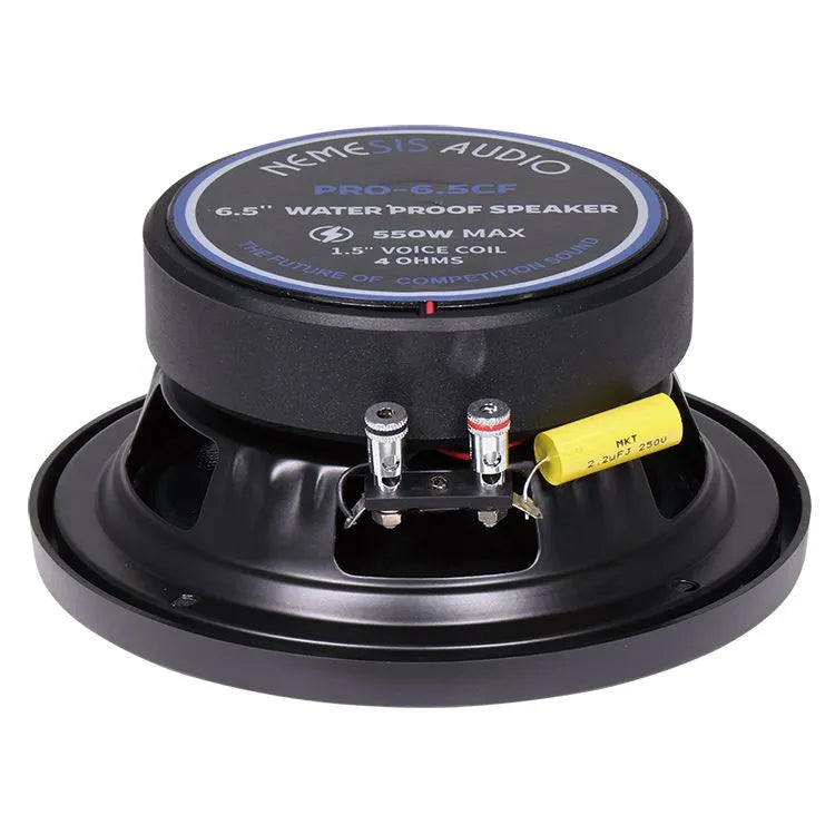 Nemesis Audio | PRO-6.5CF  |  6.5″ | Marine 550W Max/275W Water Proof Speaker