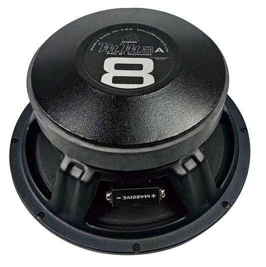 Massive Audio -MM8A - 8" 150 Watt 4 Ohm Mid-Range / Mid-Bass Speaker image 0