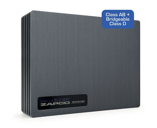 Zapco | HB 810 II 8AD | Integrated 10-Ch. DSP / 4-Ch. (AB) + 4-Ch. (D) Amplifier