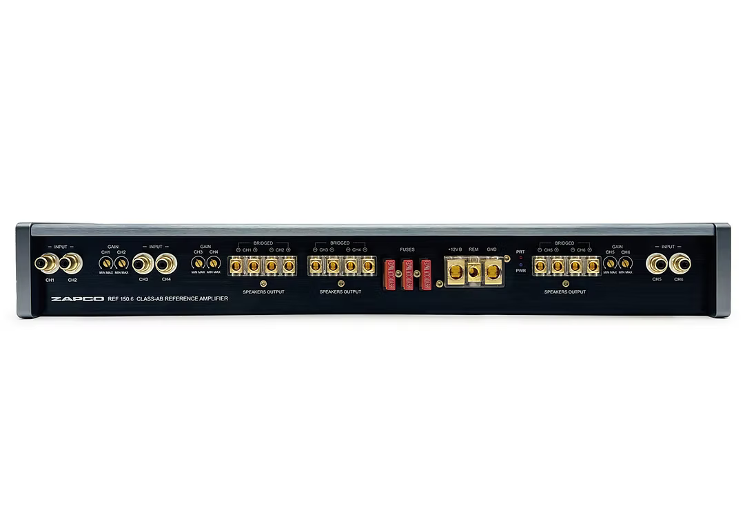 Zapco | REF 150.6 | 6-Ch. | Class AB | High-End Amplifier