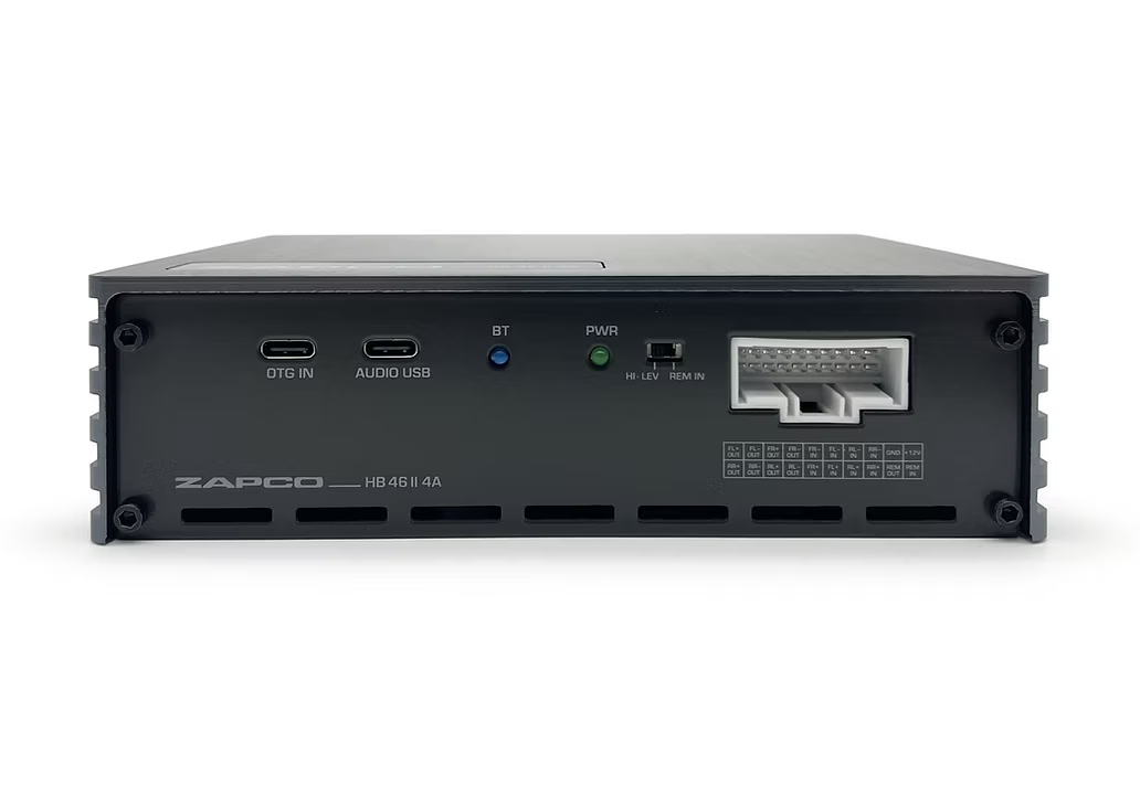 Zapco - HB 46 II 4A Integrated 6-Ch. DSP / 4-Ch. Class AB Amplifier