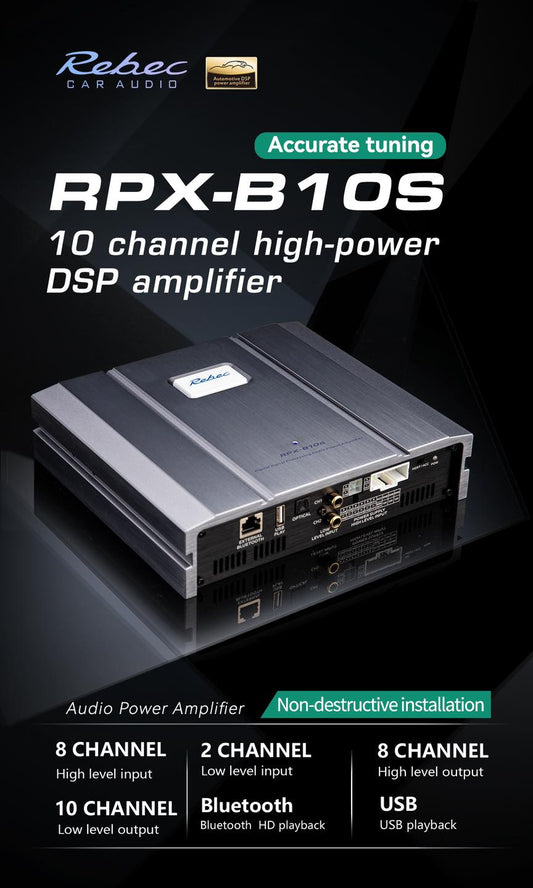 Rebec Audio - RPX-B10s - 8ch Bluetooth DSP Amplifier image 0