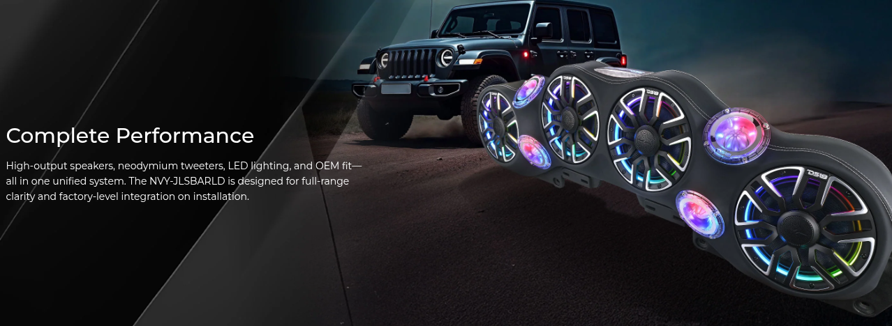 DS18 - Jeep JL/JLU/JT Loaded Sound Bar image 2