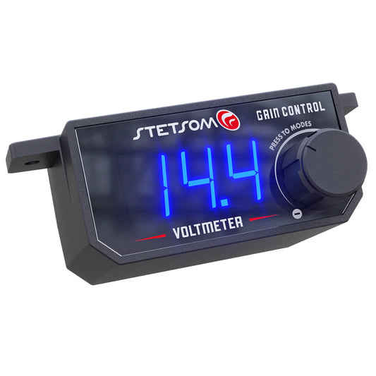 Stetsom 4in1 Universal Bass Knob Gain Control + Voltmeter + On/Off Switch image 0