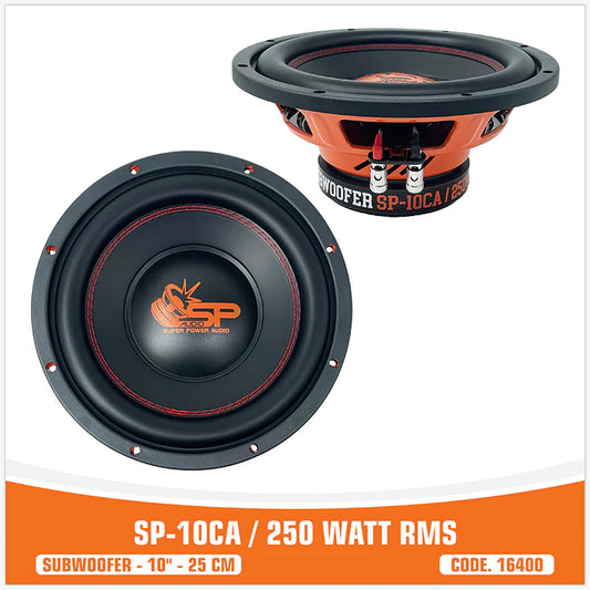 SP Audio - SP 10CA ENTRY LEVEL SUBWOOFER 10"/25CM 250W RMS image 0