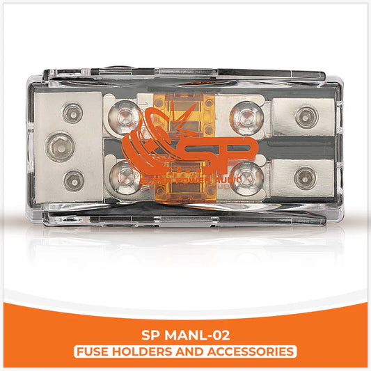 SP Audio - SP MAN 02  - FUSEHOLDER 1x0Ga+2x4GA IN + 2x8 GA OUT image 0