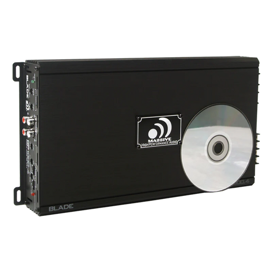 Massive Audio - BP1000.4 V2 - 80 Watts RMS x 4 @ 4 Ohm 4 Channel Amp image 0