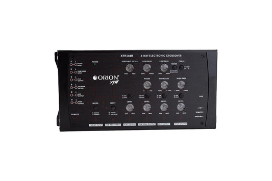 Orion - XTR-X4R 4-Way Electronic Crossover Network with Remote Bass Boos image 0