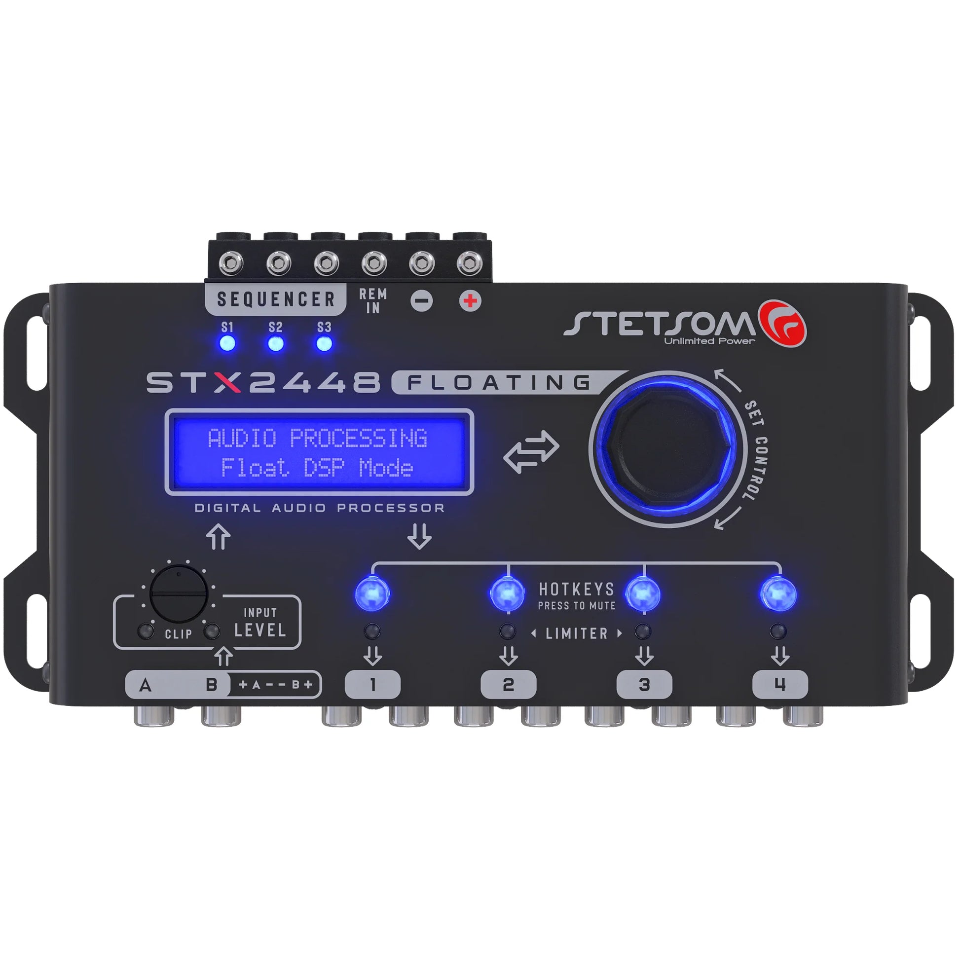 Stetsom STX2448 FLOATING Full Pro DSP Digital Signal Processor, Crossover & Eq image 0