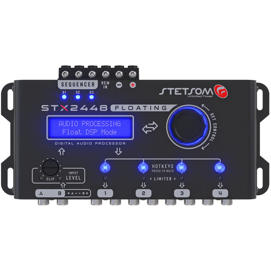 Stetsom STX2448 FLOATING Full Pro DSP Digital Signal Processor, Crossover & Eq image 0