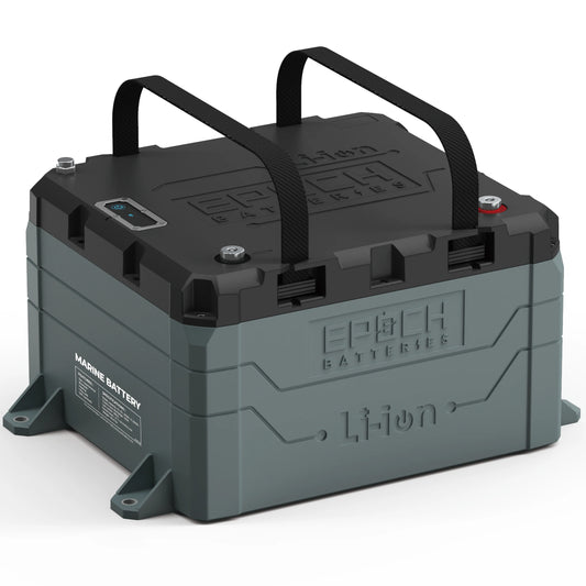 Epoch Batteries - 48V 50Ah LiFePO4 Lithium Battery - Bluetooth, Heating, Waterpr image 0