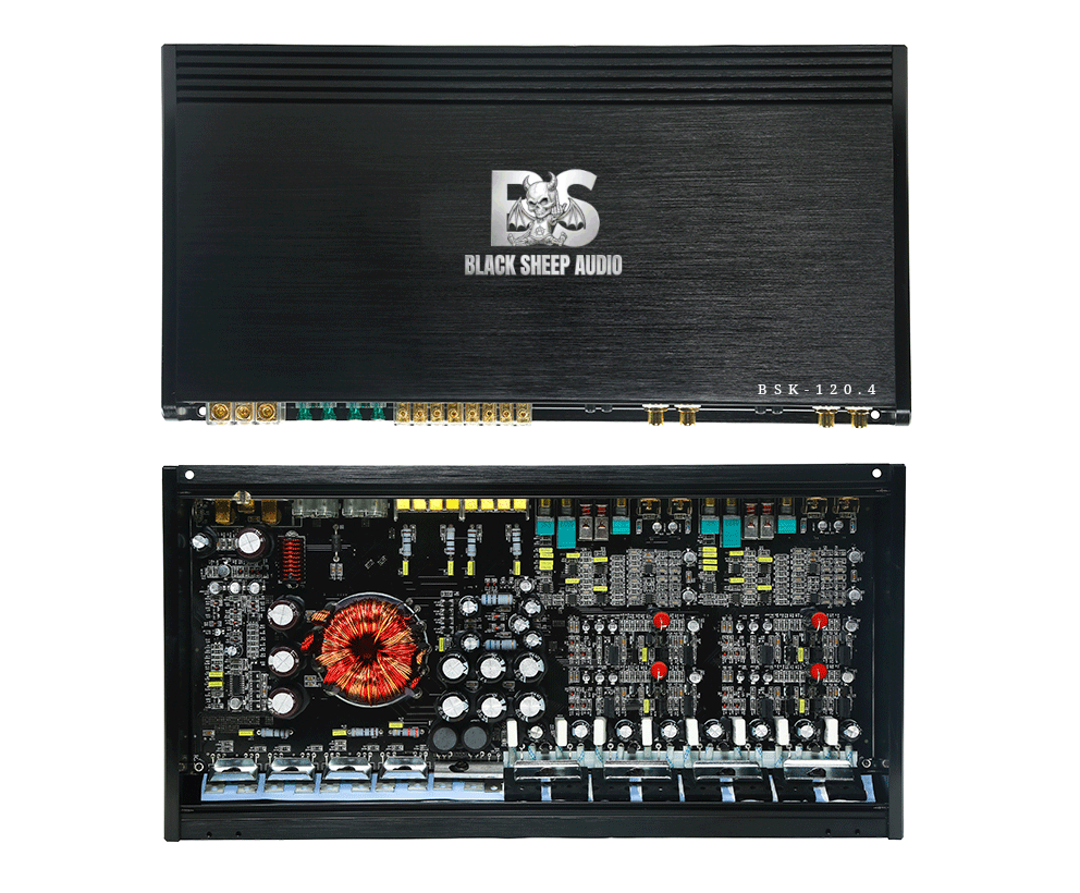 Black Sheep Audio | BSK-120.4 | 120w Rms x 4 | A/B Amplifier | 🇰🇷 Korean design