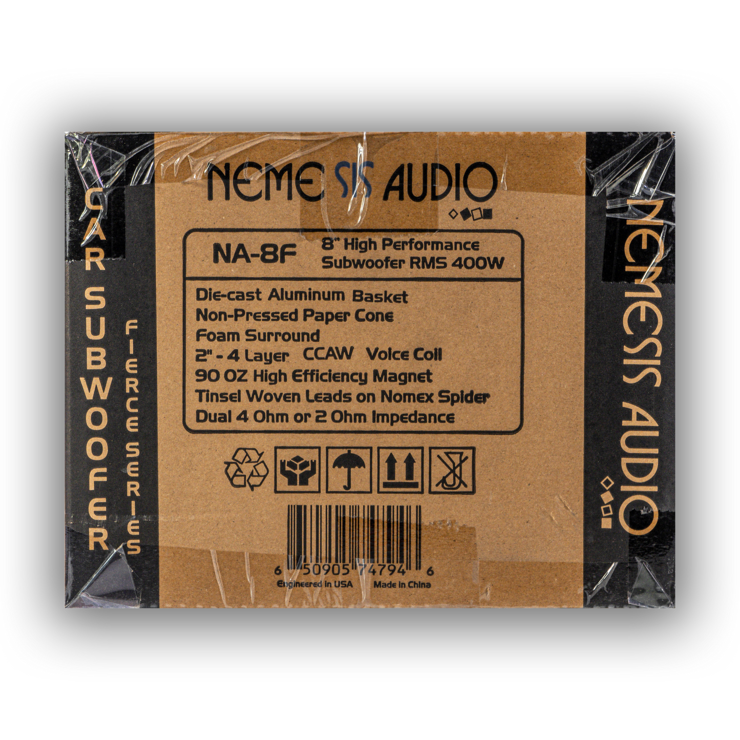 Nemesis Audio - NA-8F - 8″ 400W RMS F-Series Subwoofer image 6