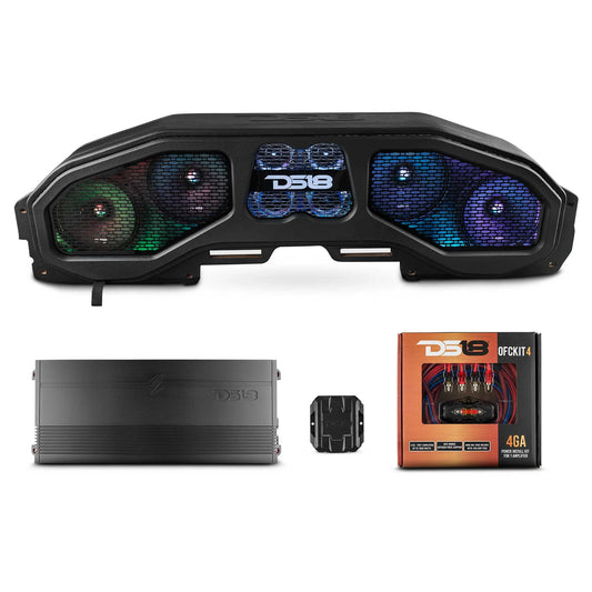 DS18  - Jeep JL, JT Overhead Sound Bar Package With Vinyl Finish and Dream LED image 0