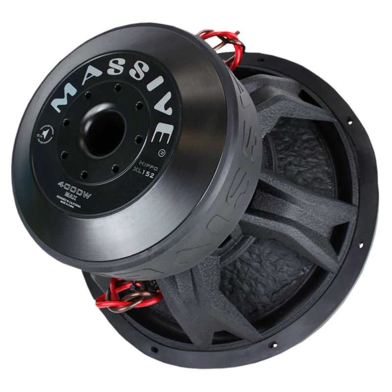 Massive Audio - HIPPOXL152 - 15" 2000 Watts RMS Dual 2 Ohm 3" V.C. Mega Sub image 2