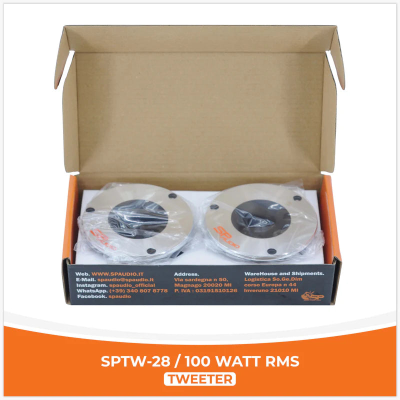 SP Audio -SP TW 28 BULLET TWEETER 100W RMS (PAIR PRICE) image 8
