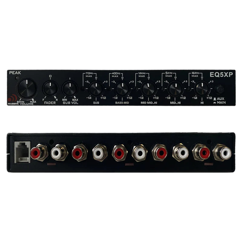 Massive Audio - EQ5 - 5 Band Car Audio Graphic Equalizer image 1