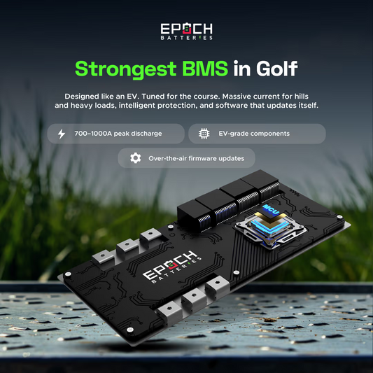 Epoch Batteries -70.4V (72V) 105ah - LiFePO4 Golf Cart Battery - Complete Kit image 1