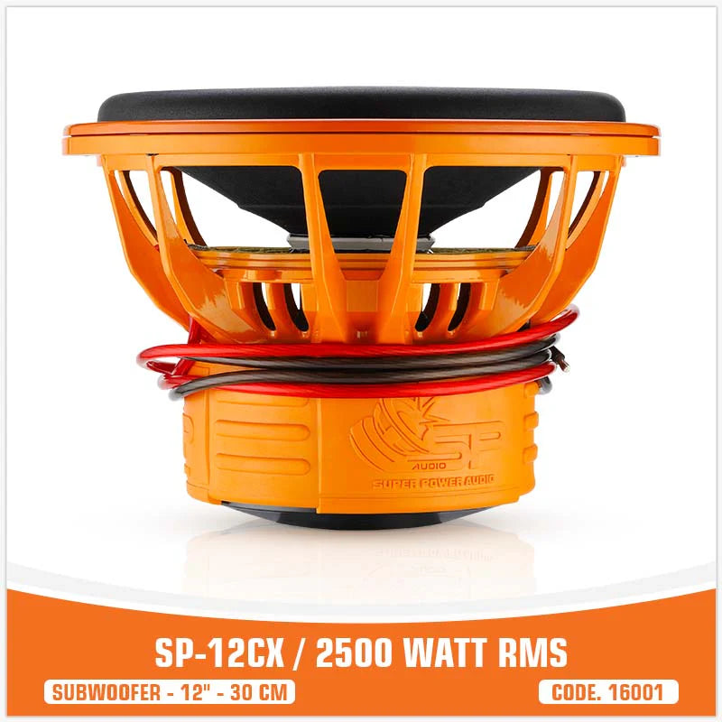 SP Audio - SP 12CX SUBWOOFER 12"/30CM 2500W RMS image 2