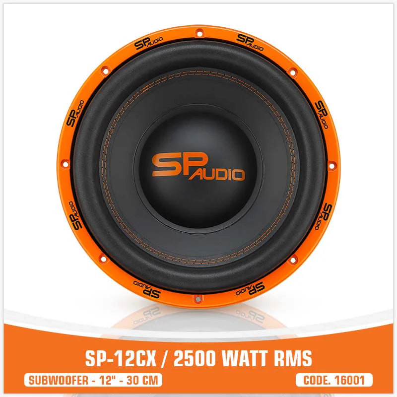 SP Audio - SP 12CX SUBWOOFER 12"/30CM 2500W RMS image 1
