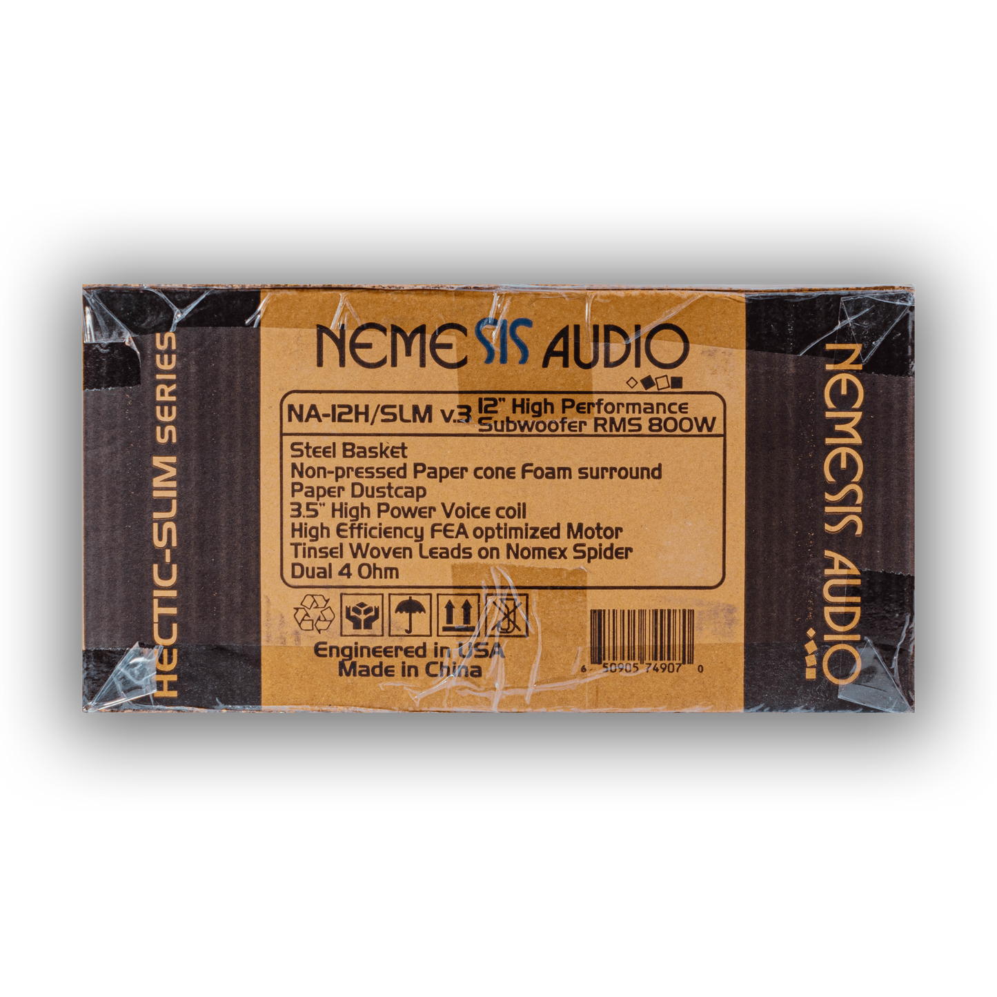Nemesis Audio - NA-12HSLM V.3 - 12″  800W RMS Shallow Mount 4-Ohm Dual image 4