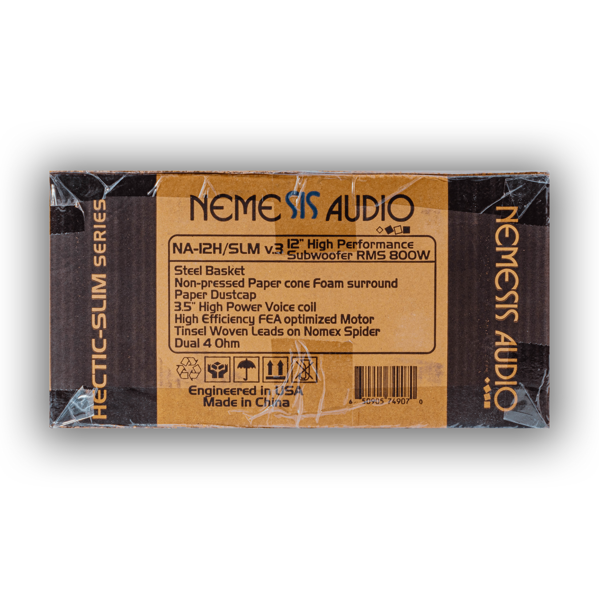 Nemesis Audio - NA-12HSLM V.3 - 12″  800W RMS Shallow Mount 4-Ohm Dual image 4
