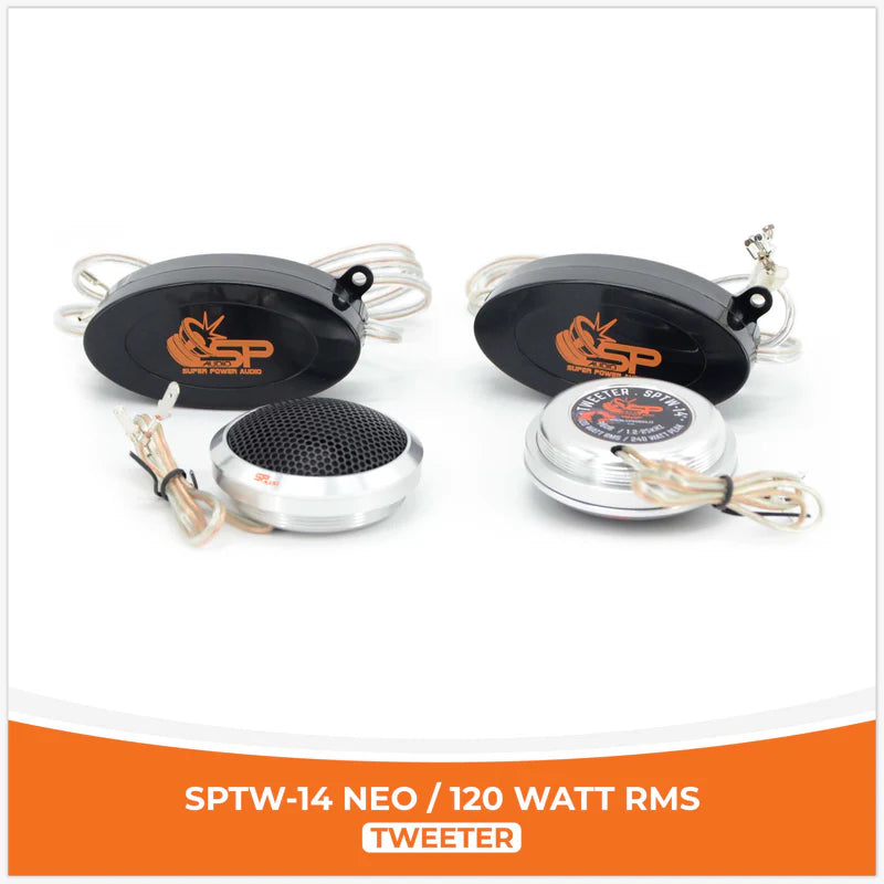 SP Audio - SP TW 14 ALUMINIUM TWEETER 120W RMS (PAIR PRICE)