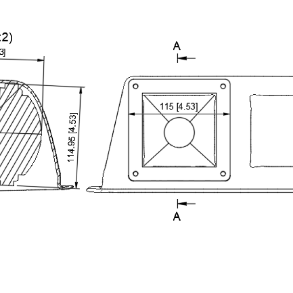 Custom Speaker Pods - Dual 4 in Angled Universal Horn Pod for any flat (SINGLE) image 3