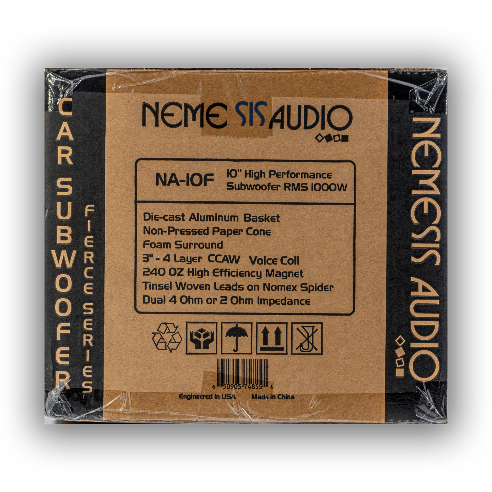 Nemesis Audio - NA-10F - 10″ High Performance 1000W RMS Dual Voice Coil 4-Ohm image 4