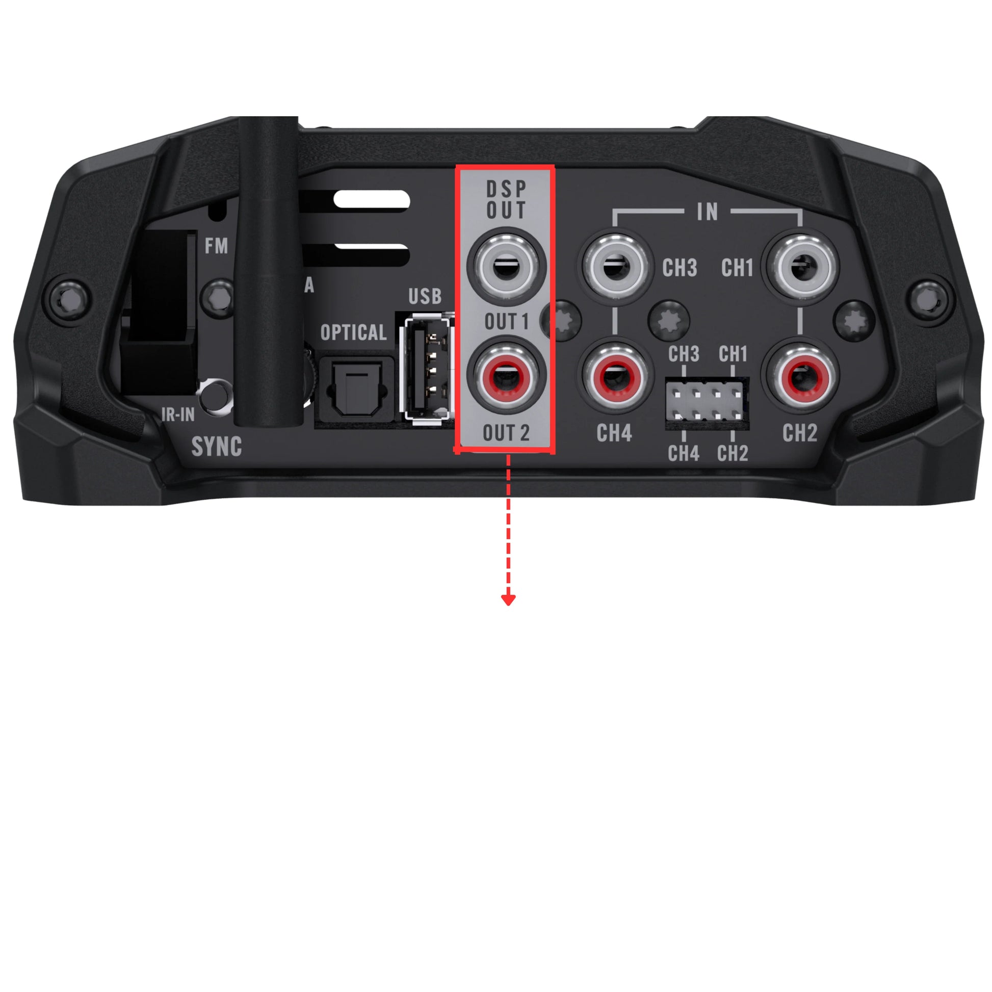 Stetsom  - High Line DSPLAYER 400.4 - DSP Amp, Bluetooth, FM Radio,App Control image 5