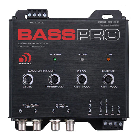 Massive Audio - BASSPRO - OEM Digital Bass Restoration Processor with 9v output image 0