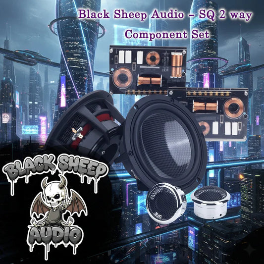 Black Sheep Audio | 6.5" | 2 way SQ Component Set  | 200w Rms