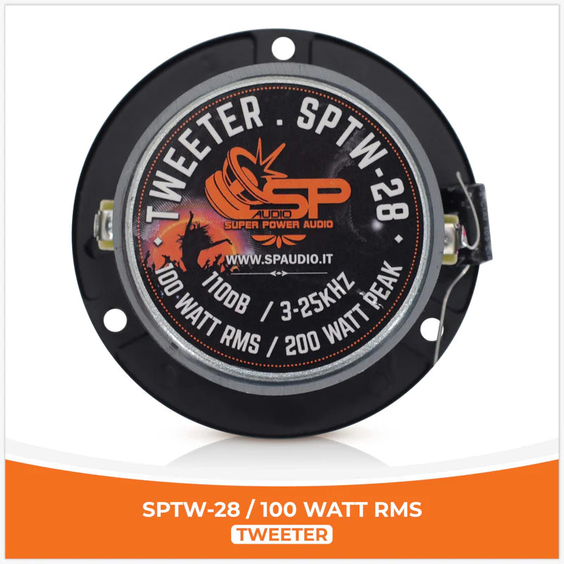 SP Audio -SP TW 28 BULLET TWEETER 100W RMS (PAIR PRICE) image 4