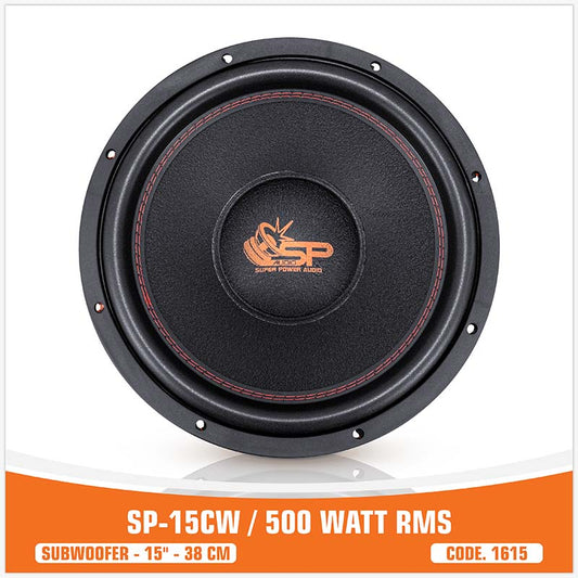 SP Audio - SP 15CW ENTRY LEVEL SUBWOOFER 15"/38CM 400W RMS image 0