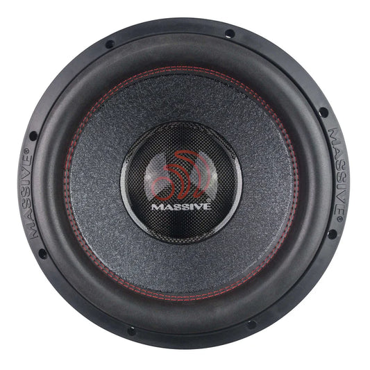 Massive Audio - H124X - 12" 2000 Watts RMS Dual 4 Ohm 3" V.C. Mega Sub image 0