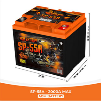 SP Audio - SP 55A AGM BATTERY LONG LIFE SPL image 0