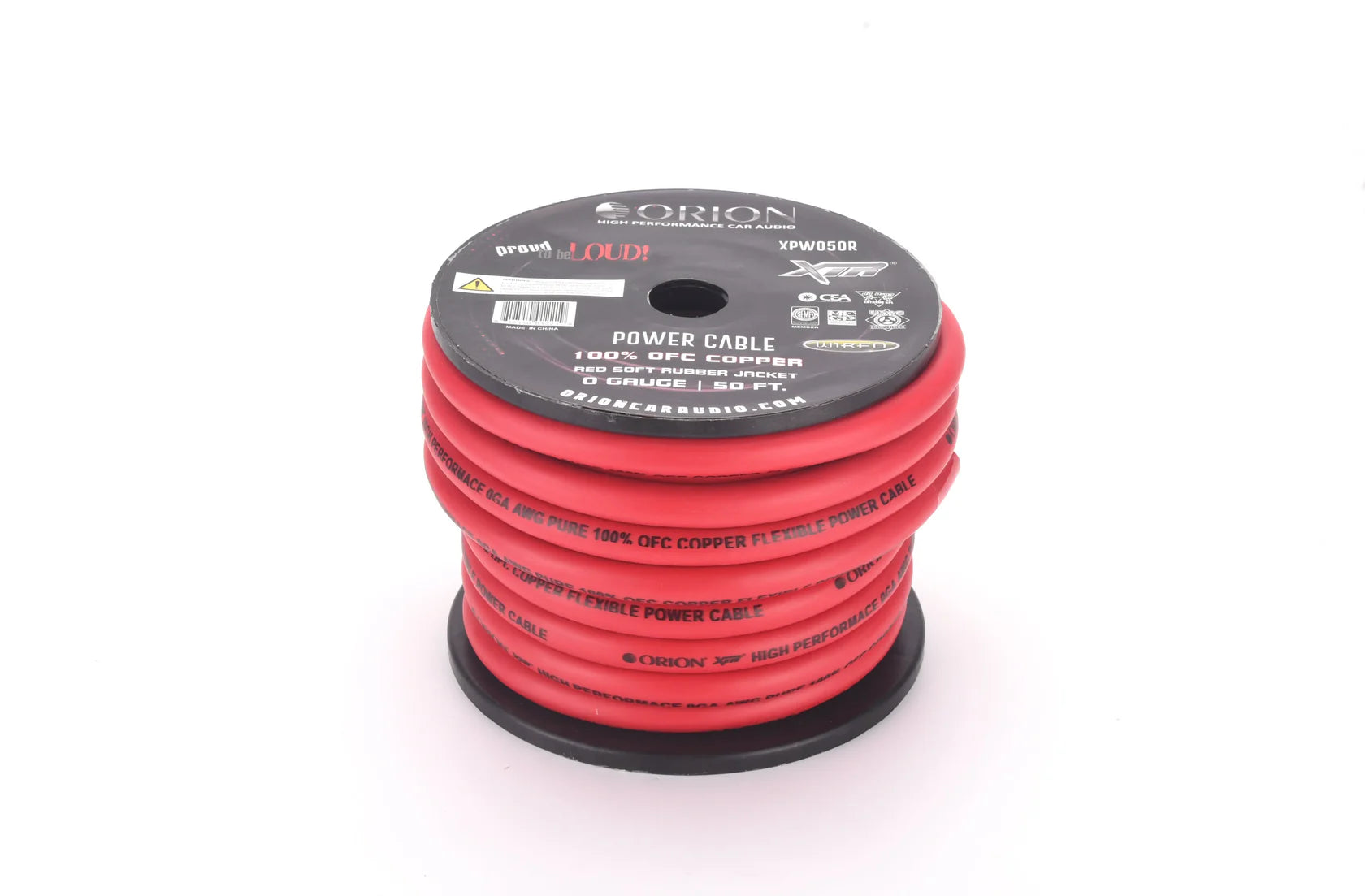 Orion - XPW050R 0-GAUGE 100% OFC 50FT WIRE ROLL - RED image 2