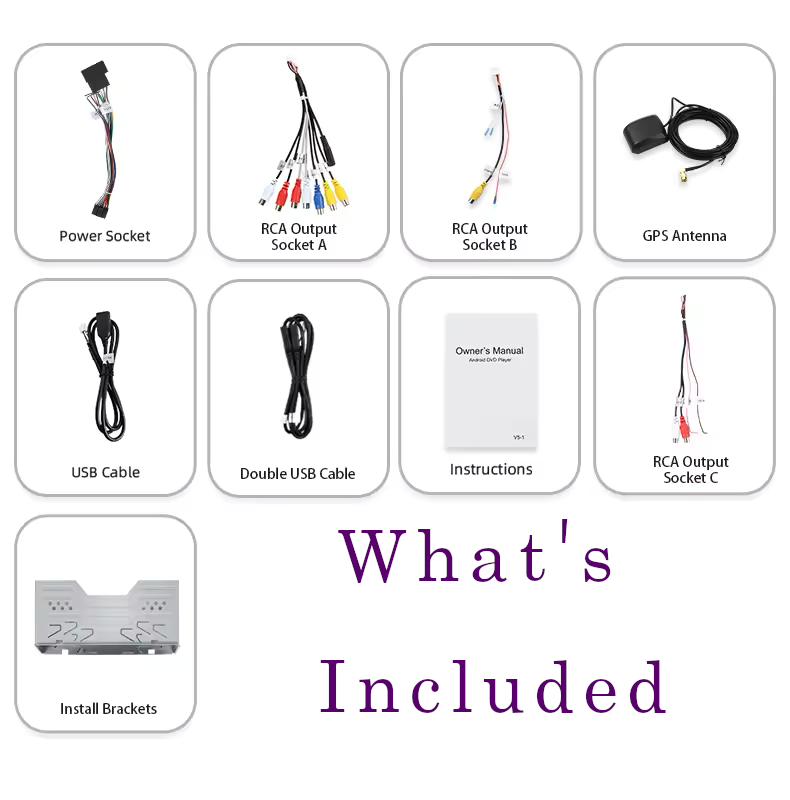 Black Sheep Audio - BXE073 - 10.1" Rotating Big Screen - Android/Apple Car Radio