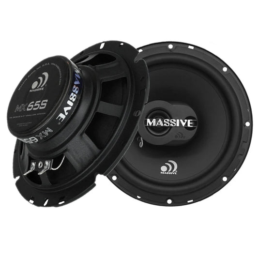 Massive Audio -MX65SV2 - 6.5" 2-Way 50 Watts RMS Shallow Coaxial Speakers image 0