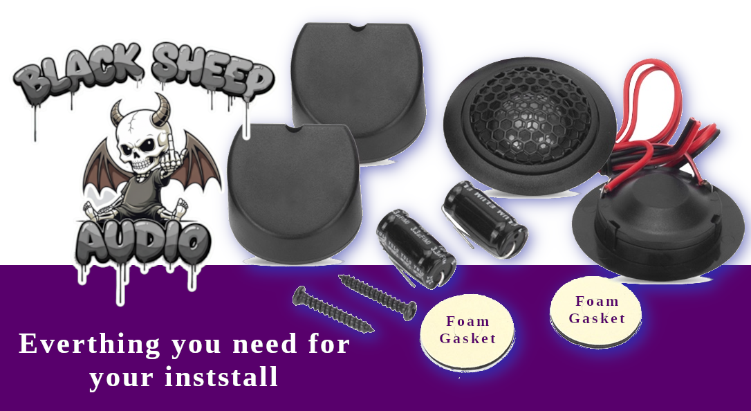 Black Sheep Audio - 1.0  Tweeter Set (*In Stock by mid December*)