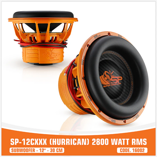 SP Audio - SP 12CXXX SUBWOOFER 12"/30CM 2800W RMS image 0