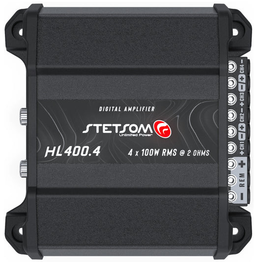 Stetsom  - HL 400.4  - Class D Full Range Amplifier 4 Channel 400 W image 0