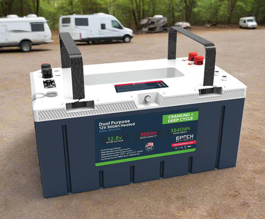 Epoch Batteries - DP12300H - 12V 300Ah LiFePO4 Cranking & Deep Cycle Lithium image 0