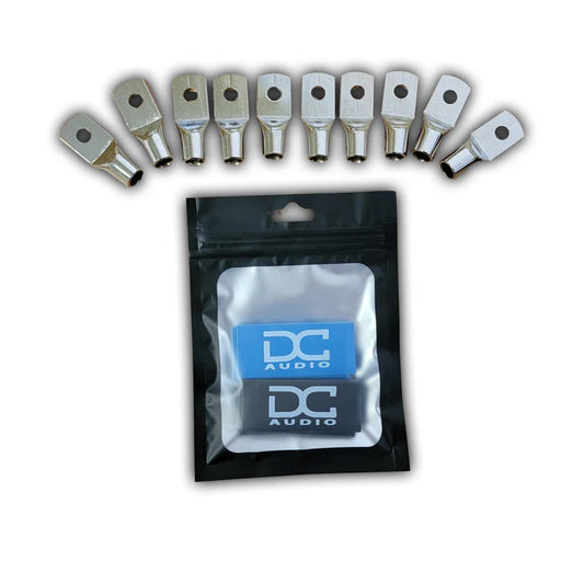 DC Audio -DC Audio 4AWG-6mm Hole Copper Ring Terminals w/ Heat Shrink 1 image 0